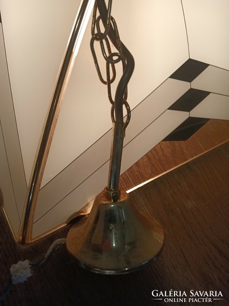 Glass, copper modern ceiling lamp negotiable