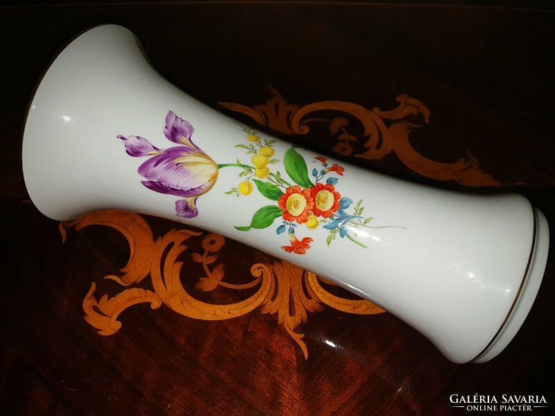 EREDETI Meisseni porcelán váza 25cm