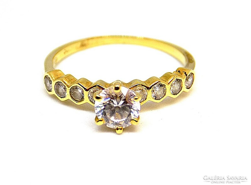 Köves arany gyűrű (ZAL-Au106207)