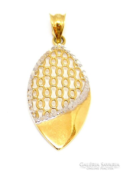 Yellow-white gold pendant (zal-au117508)