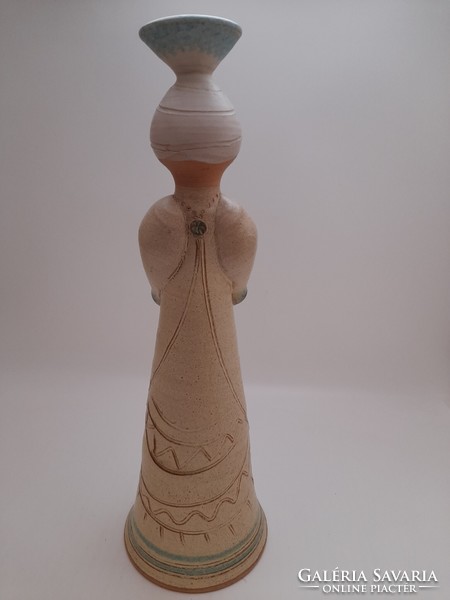 Györgyi Beke ceramic figure, 34 cm