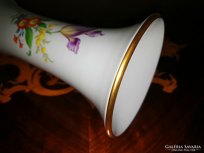 EREDETI Meisseni porcelán váza 25cm