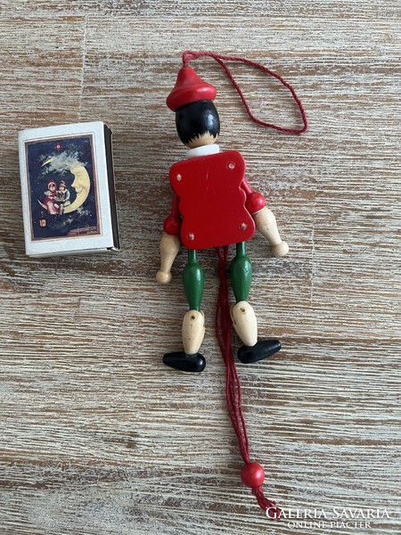 Fa Pinocchio figura karácsonyfadísz