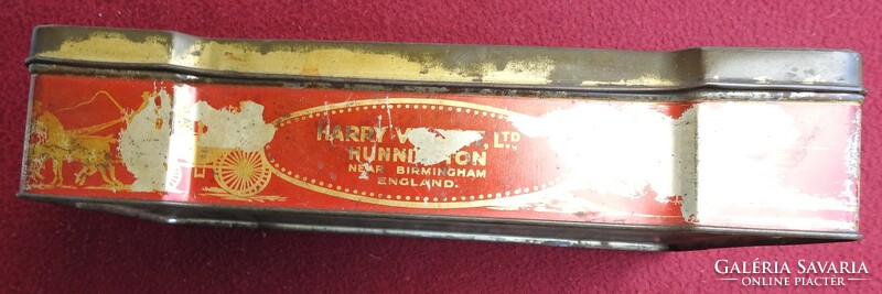 Vintage tin harry vincent ltd hunnington box