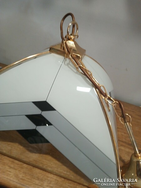 Glass, copper modern ceiling lamp negotiable