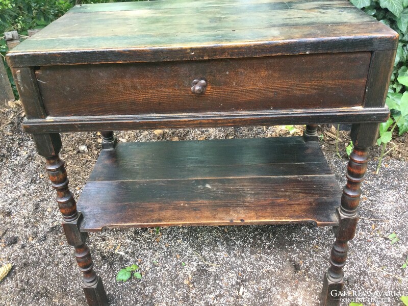 Old oriental folding table small table