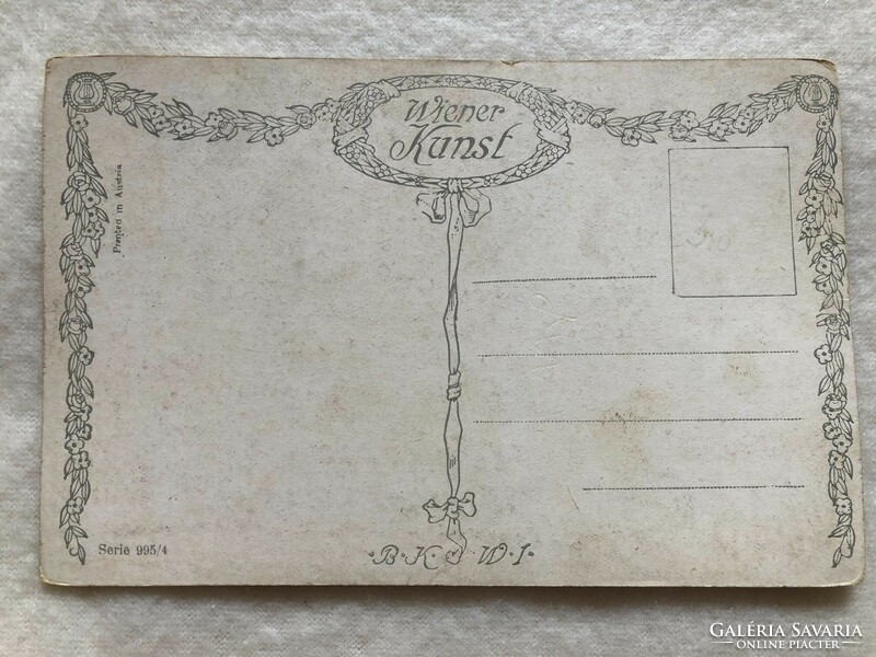 Antik, régi képeslap -  Postatiszta                              -6.