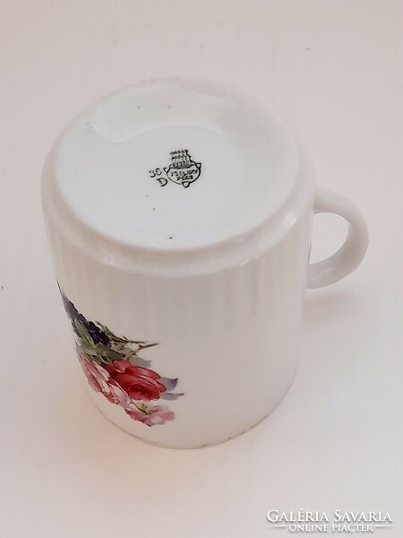 Zsolnay skirted commemorative mug