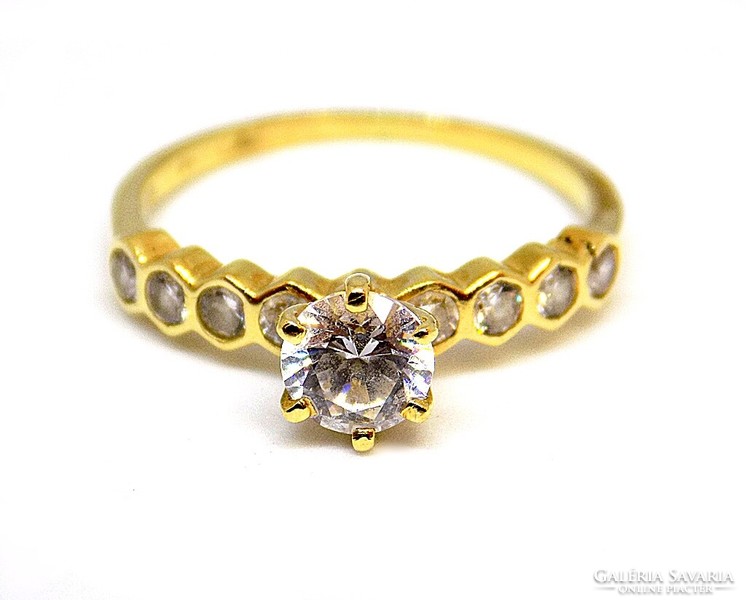 Köves arany gyűrű (ZAL-Au106207)