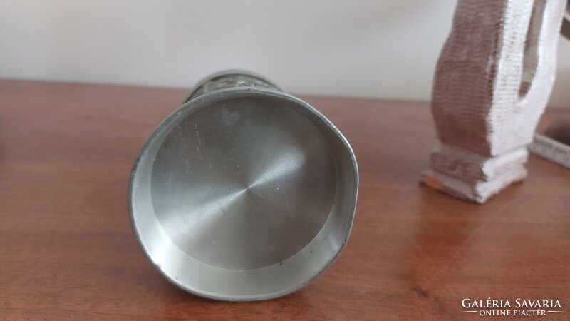 (K) Chinese (?) Pewter cup.