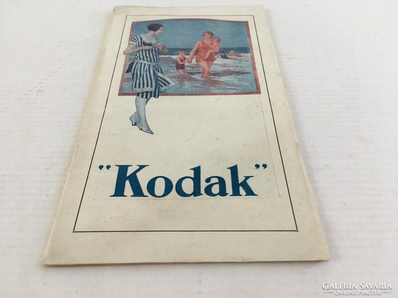 Kodak (fényképezőgépek, tartozékok stb) termékismertető prospektus, illusztrált katalógus 1920.