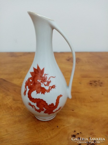 Vintage Sárkánymintás porcelán váza