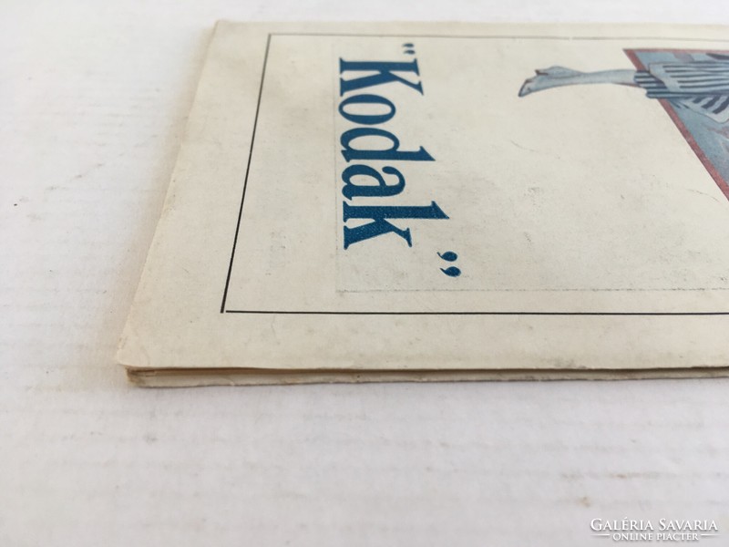 Kodak (fényképezőgépek, tartozékok stb) termékismertető prospektus, illusztrált katalógus 1920.