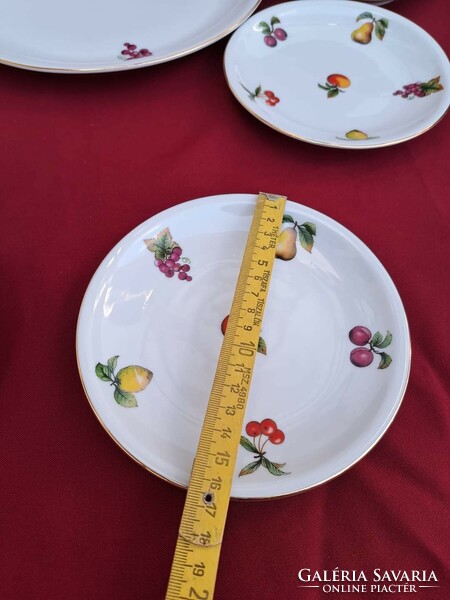 Rare Alföldi fruit cake set plate offering