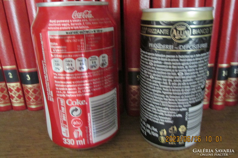 2 canned drinks