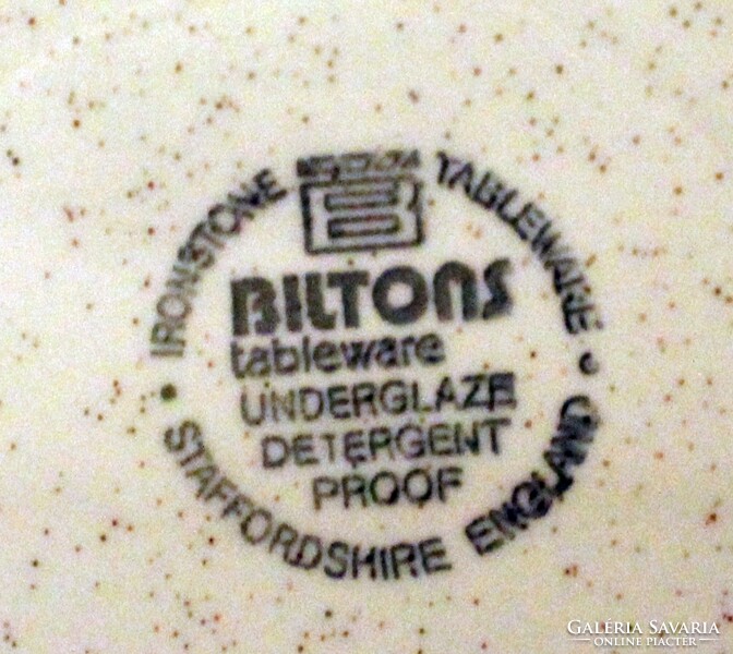 Vintage Retro Biltons kerámia kelta rózsa mintás tea süteményes oldaltányérok