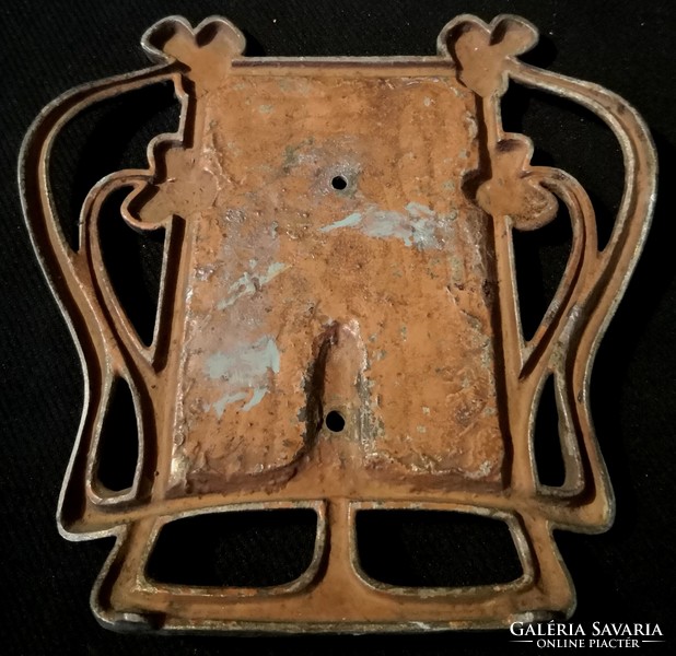 Dt/277 – antique art nouveau metal / copper casting decorative element