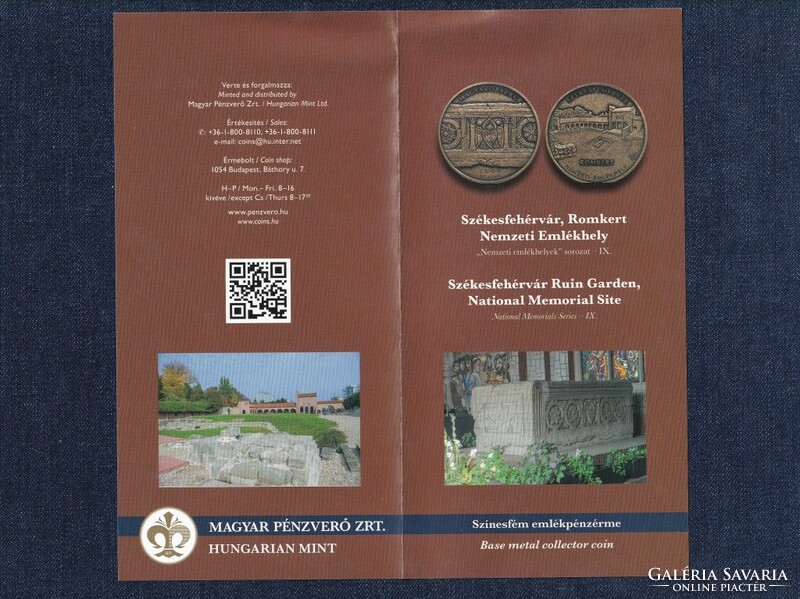 Székesfehérvár, romkert national memorial HUF 2000 2022 brochure (id77374)