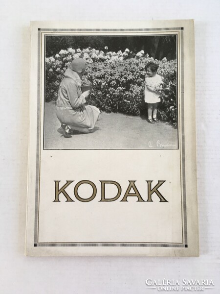 Kodak (fényképezőgépek, tartozékok stb) termékismertető prospektus, illusztrált katalógus 1929.