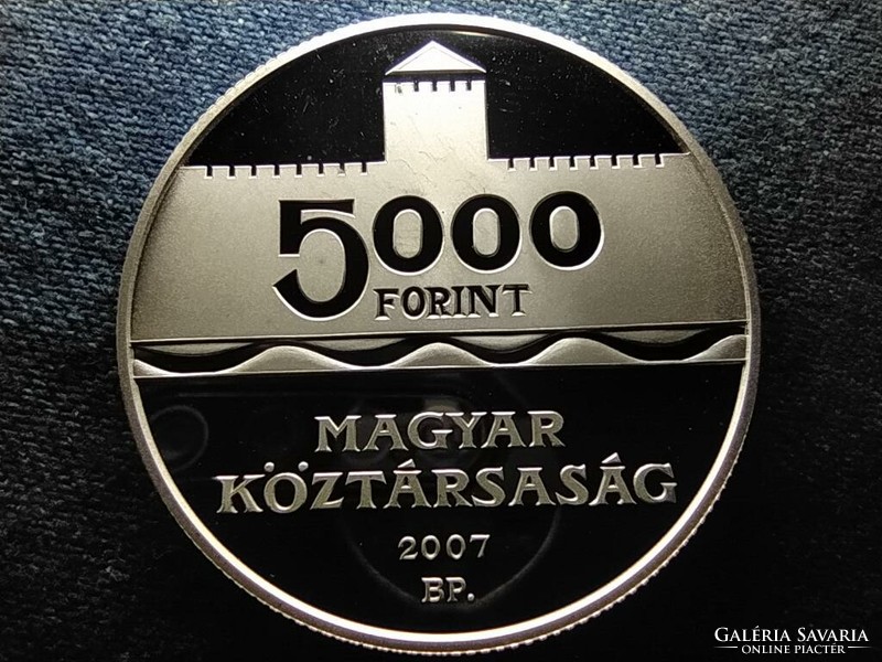 Gyulai vár .925 ezüst 5000 Forint 2007 BP PP (id66086)