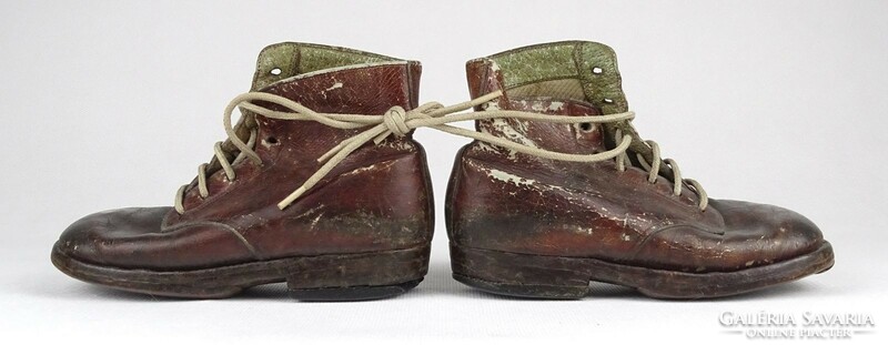 1N330 Antik valódi bőr kiscipő gyerek cipő