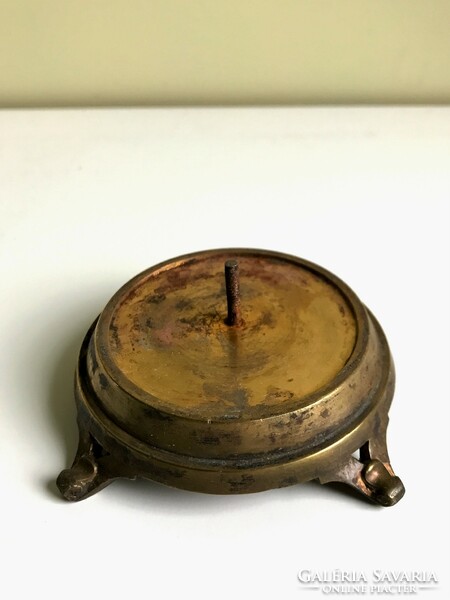 Copper table candle holder - approx. 40 DKK