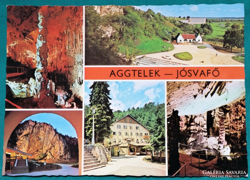 Aggtelek - Jósvafő 2., postatiszta képeslap, 1976