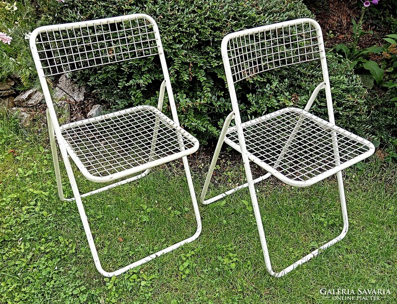Vintage Ted Net fém szék 1970-es évek vége Niels Gammelgaard--darabonként