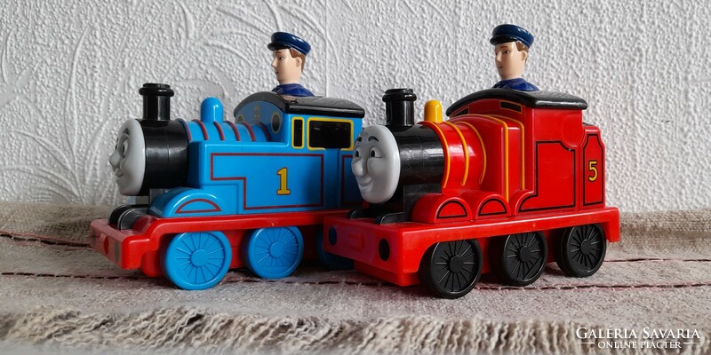 Thomas és James "Száguldó mozdony"  2 db