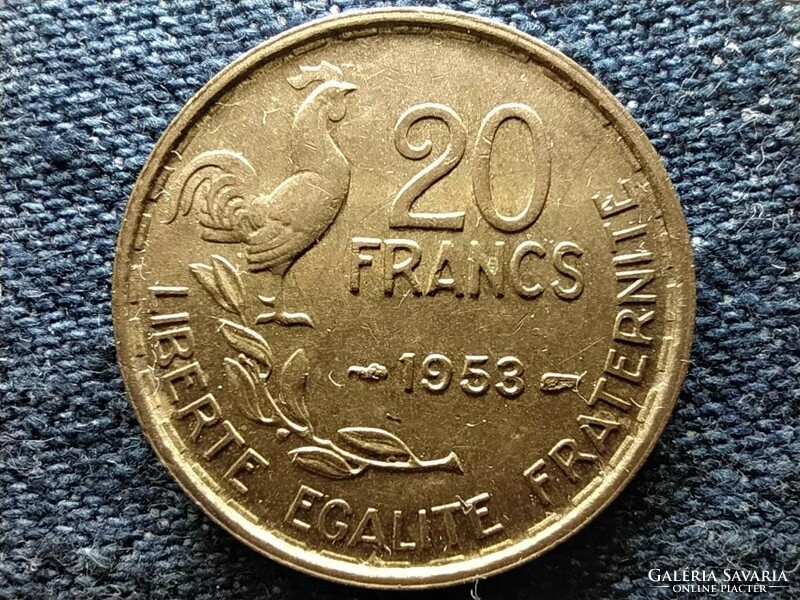 Franciaország Negyedik Köztársaság (1945-1958) 20 frank 1953 (id49850)
