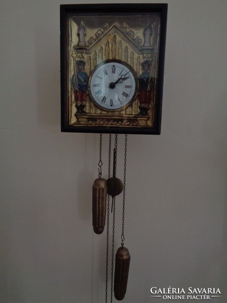 Rare antique pendulum wall clock ca 1880