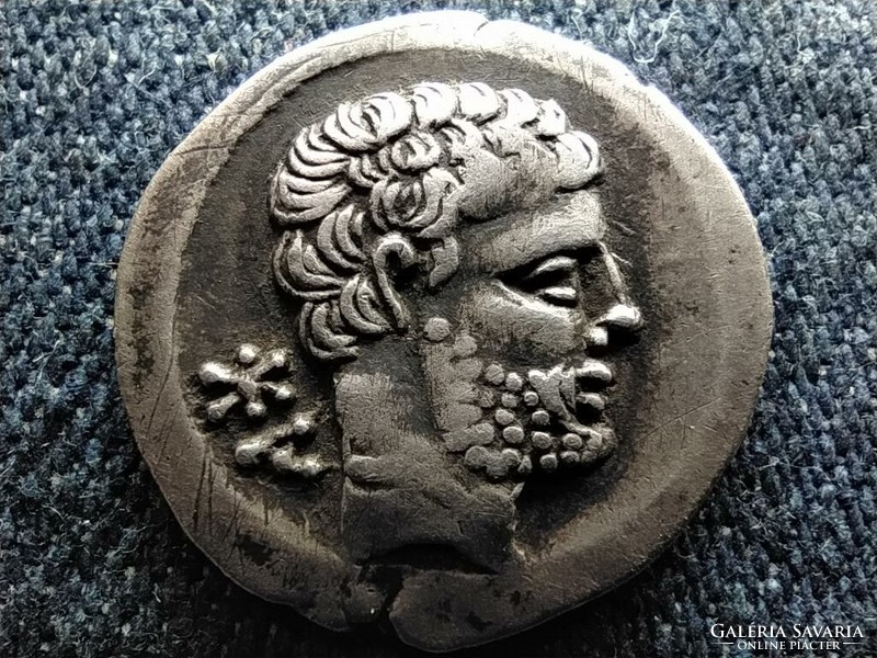 Spain iberia, bolskan silver 1 denarius 72-80 bc (id60031)