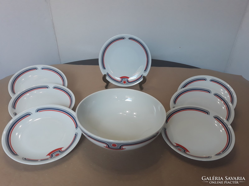 Alföldi porcelain canteen patterned small plates and side dishes