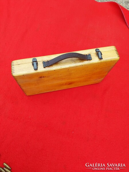 Russian mcm pistol wooden box