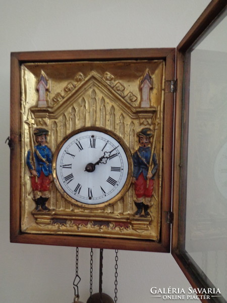 Rare antique pendulum wall clock ca 1880