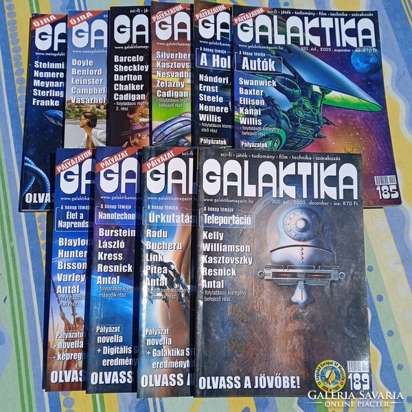 CSOMAG! Galaktika folyóiratok 2004, 2005, 2006-os példányok