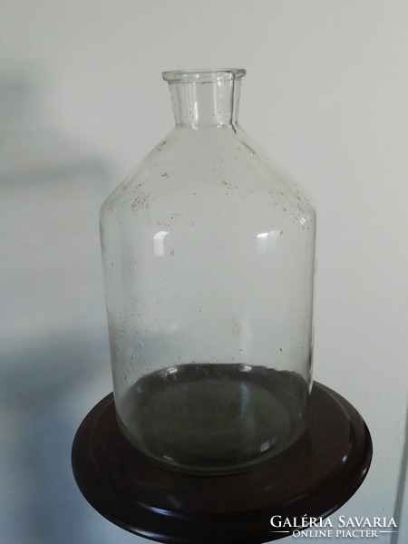 Old pharmacy glass bottle
