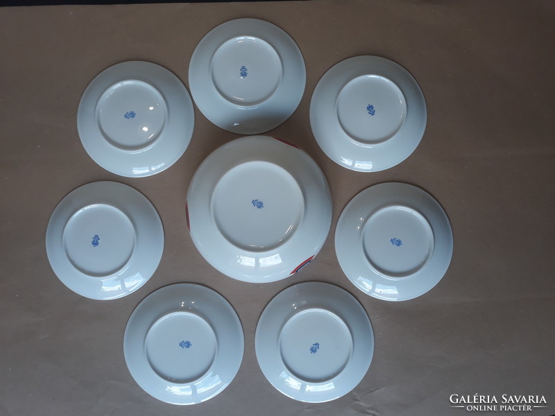 Alföldi porcelain canteen patterned small plates and side dishes