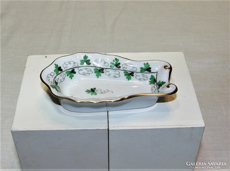 Herend parsley pattern toothpick holder or 1-person ashtray