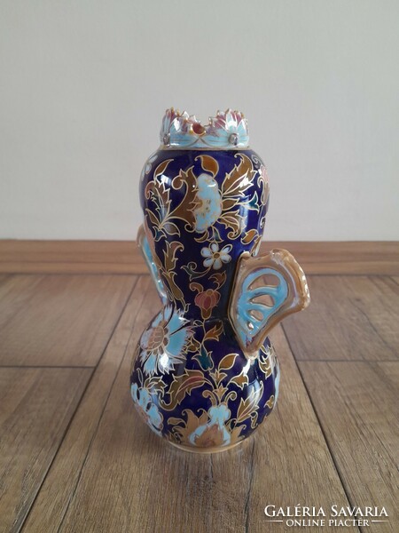 Antique Zsolnay vase with Persian pattern