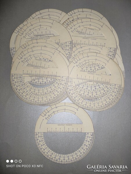 Paper antique paper circle dividing protractor 47 piece price