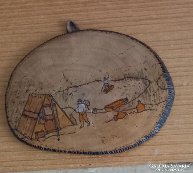 Wood pyrograph image (1990!)