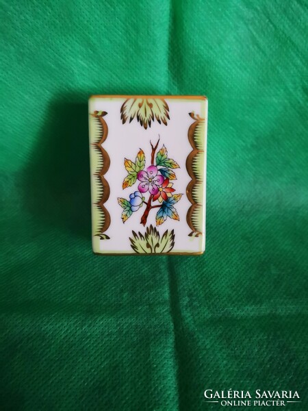 Herend match holder - with vbo (victoria) decor, flawless, in mint condition, (victoria)