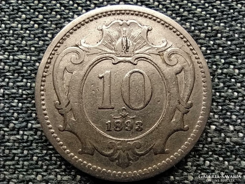 Austria 10 heller 1893 (id42837)
