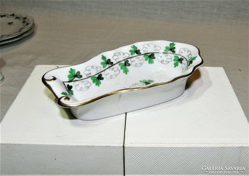 Herend parsley pattern toothpick holder or 1-person ashtray