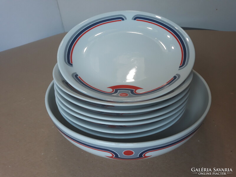 Alföldi porcelain canteen patterned small plates and side dishes