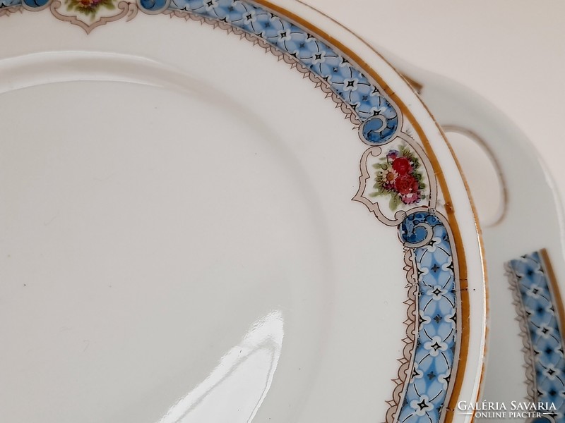 Czech porcelain cake set