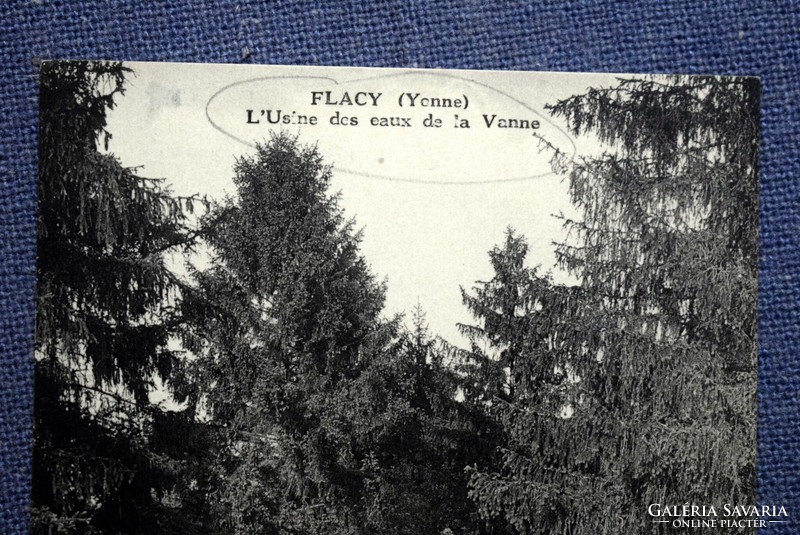 FLACY (Yanne)   - antik francia város fotó képeslap  , vízmű 1938