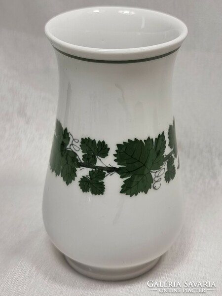 Meissen crosswise blue sword ivy pattern porcelain vase. A flawless collector's item
