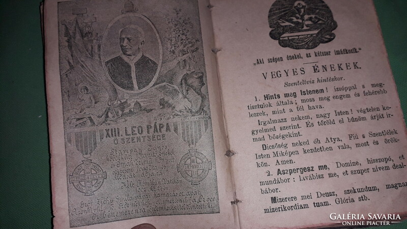 1915.Stampay János - Kath. egyházi énekek, imák, temetési szertartások könyv  képek szerint KÖBÖLKÚT